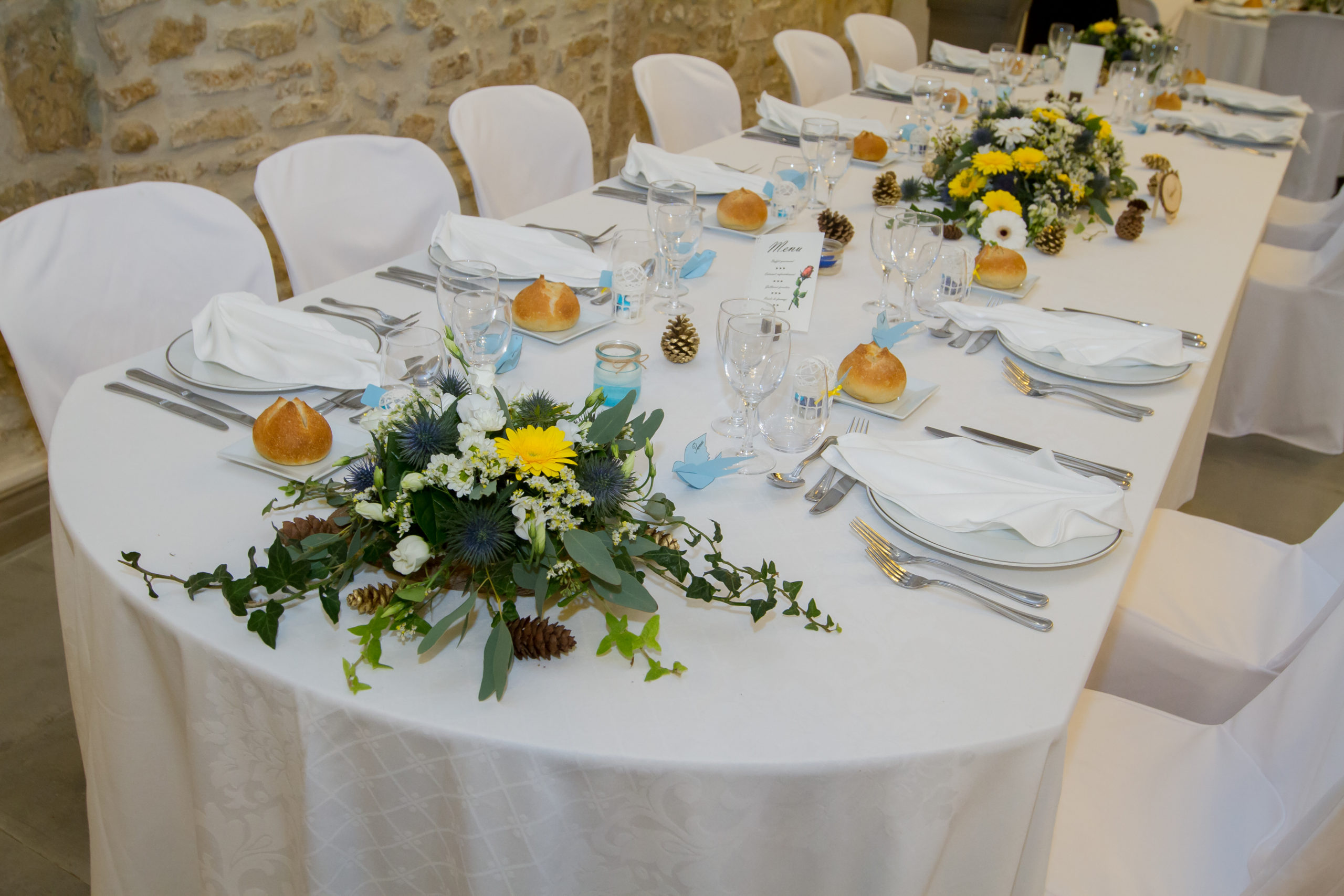 Mariage A&J - Table d'honneur - C&D Events Wedding planner Oise et Paris